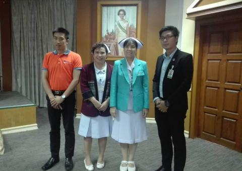 วิทยากรบรรยายแนวคิดเกี่ยวกับการจัดการเครื่องมือแพทย์
