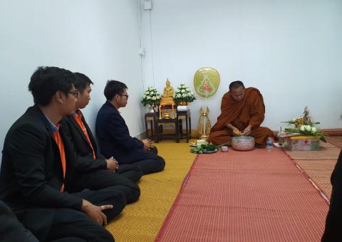 ทำบุญบริษัท วันที่ 31 ตุลาคม 2562