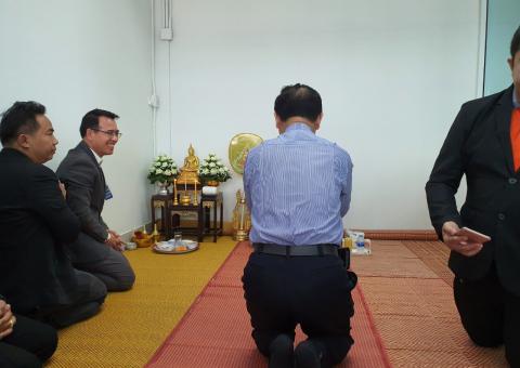 ทำบุญบริษัท วันที่ 31 ตุลาคม 2562