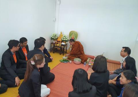 ทำบุญบริษัท วันที่ 31 ตุลาคม 2562