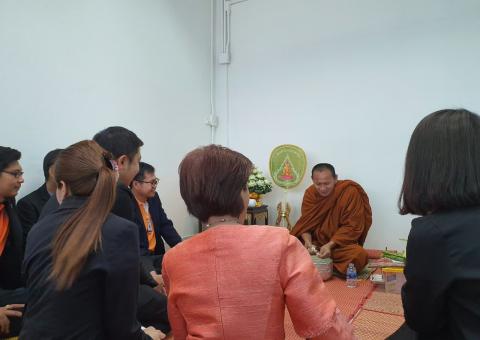 ทำบุญบริษัท วันที่ 31 ตุลาคม 2562
