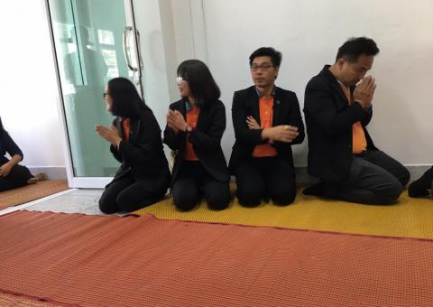 ทำบุญบริษัท วันที่ 31 ตุลาคม 2562