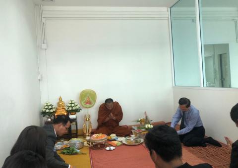 ทำบุญบริษัท วันที่ 31 ตุลาคม 2562