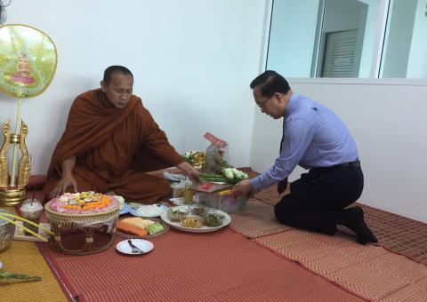 ทำบุญบริษัท วันที่ 31 ตุลาคม 2562
