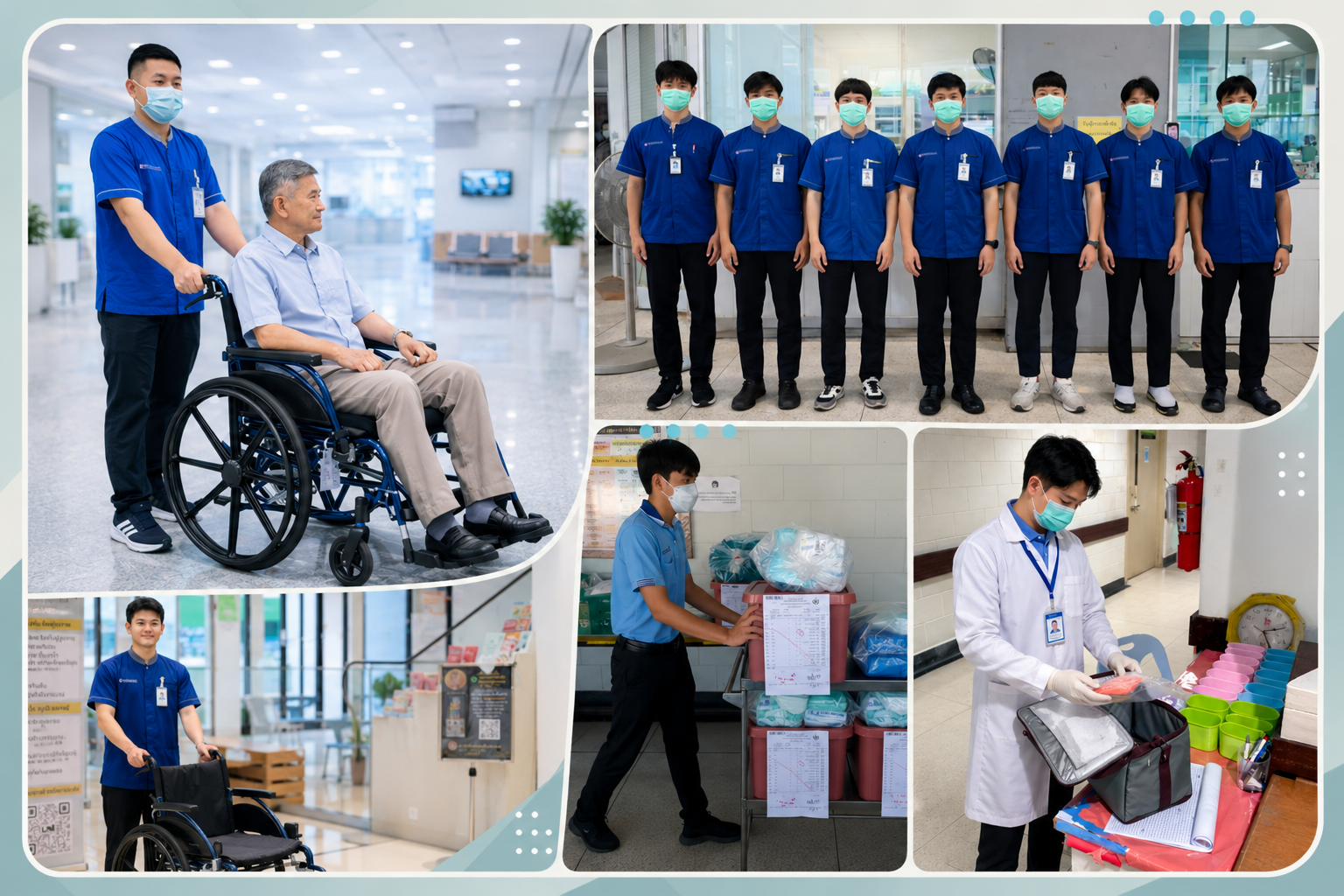 ให้บริการบริหารจัดการระบบ LOGISTICS ในโรงพยาบาล
